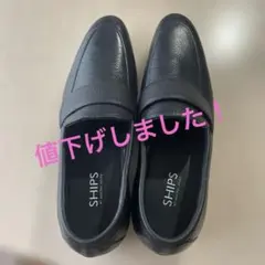 SHIPS ブラックレザー ビジネスシューズ　値下げ中⤵️のサムネイル