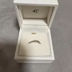 4°C シルバー ダイヤモンドリング