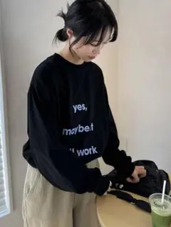 【ユニセックス】CIAOPANIC TYPYメッセージプリントロンtee