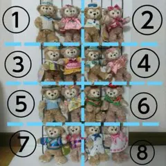 ダッフィー・シェリーメイ ぬいぐるみペア