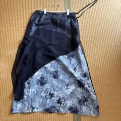 ☆レリアン・花柄 シフォン ロングスカート11号のサムネイル