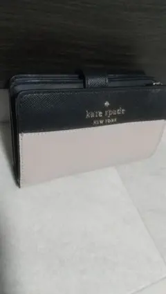 ケイトスペード バイカラー折り財布