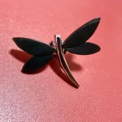 レリアン ピンブローチ トンボ ブラックのサムネイル
