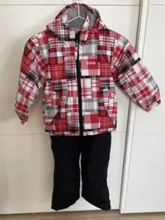 ニマ nima スキーウェア 上下セット キッズ 100㎝ サイズ調節可能 雪