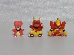 【初代】ポケモン 指人形 ブビィ ブーバー ブーバーン