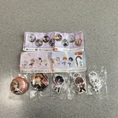 にじさんじ×くら寿司　めじるしチャーム3個＋缶バッジ2個＋クリアファイルセット