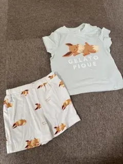 gelatopique【ポケモンスリープ】接触冷感Tシャツ＆ショートパンツセット