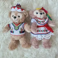 上海ディズニーランド ダッフィー シェリーメイ ぬいぐるみチャーム 春日 上海ディズニーランド ダッフィー シェリーメイ ぬいぐるみチャーム