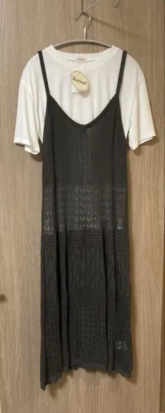 RAFRAF ニットワンピース 半袖Tシャツ 3L 2点セット 新品 しまむら