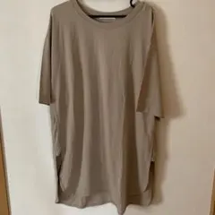 Lip starベージュ オーバーサイズ Tシャツ 半袖のサムネイル