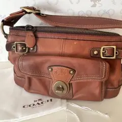 ヴィンテージ COACH ターンロック レザーバッグ