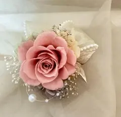 No.4 プリザーブドフラワーコサージュ入学卒業 発表会、結婚式 成人式にお勧め