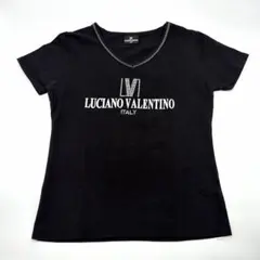 VALENTINOバレンティノ ロゴ ラインストーン 半袖 Tシャツ Mサイズのサムネイル