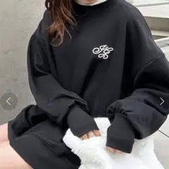 INGNI / 刺しゅうロゴスウェットチュニック