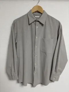 ブラッシュドオーバーサイズシャツ(長袖) ベージュ S