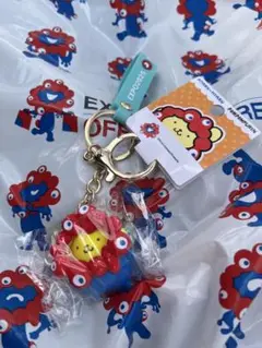 ポムポムプリン　サンリオ　万博　ミャクミャク　立体　マスコット　キーホルダー