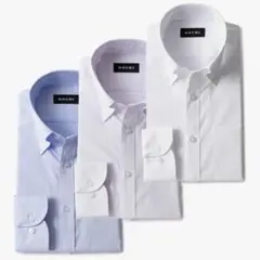 アオキ] 長袖 シャツ3点セット 【形態安定/抗菌防臭加工】 メンズ