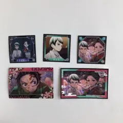 鬼滅の刃 シール とカード 珠世と愈史郎