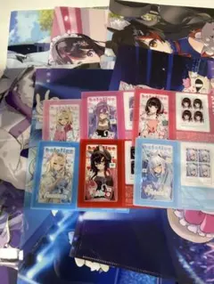 ローソン ホロライブ クリアファイル 6種 クリアシート 6種 各1枚