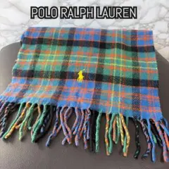 Polo Ralph Lauren チェック柄マフラー　イタリア製