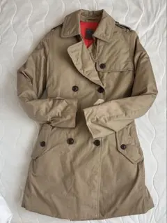 Gap ベージュ トレンチ風ダウンコート S