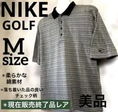 NIKE GOLF✴︎ナイキゴルフウェア✴︎ポロシャツ✴︎チェック柄✴︎販売終了品レア