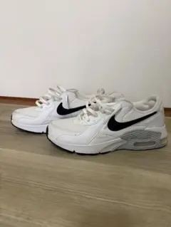 【美品】NIKE AIR MAX 25.5cm 白 黒 ナイキスニーカー