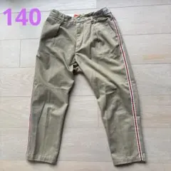 デニムアンドダンガリー 140 ベージュ　チノパン　ラインパンツのサムネイル