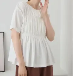 RETRO GIRL レトロガール シャーリングトップス シャーリングTシャツのサムネイル