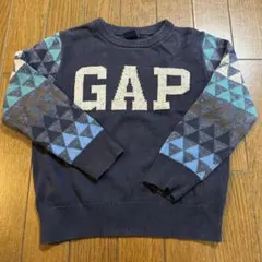babyGap GAPロゴ セーター 5歳用 ネイビー