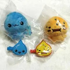 しずくちゃん　ふわふわぬいぐるみ　ラバー前髪クリップ　ガチャ
