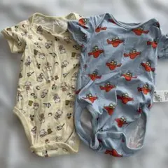 ベビー肌着 2点セット ボディスーツ