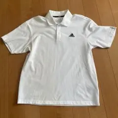 adidas ホワイト ポロシャツ