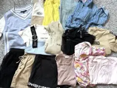 キッズ　夏服　女の子　ガールズ　まとめ売り　120〜130センチ 16点