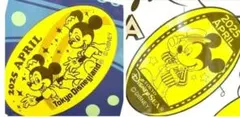 ディズニー　スーベニアメダル マンスリー 4月 ミッキー　モーティ