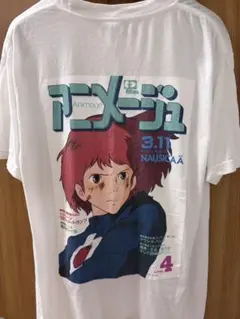 風の谷のナウシカ　tシャツ サイズL 古着　ヴィンテージ 80sヴィンテージ】ナウシカ Tシャツ Lサイズ ライトブルー