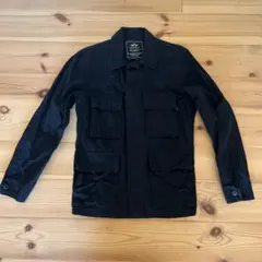 Alpha Industries ブラック ミリタリージャケット S