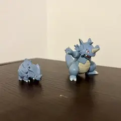フィギュア　立体ポケモン図鑑　当時物　サイホーン　サイドン　進化ライン