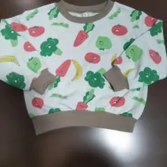 野菜キャラクター柄トレーナー 95