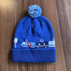 familiar 列車デザイン ニット帽 49-51サイズ