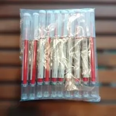 無印良品　こすって消えるボールペン　赤 0.5mm 10本セット　1130