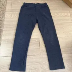 ユニクロ　フリースレギンス 68 BLUE サイズ120