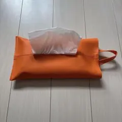 日本製 オレンジ ティッシュケース お値下げ可能✨️