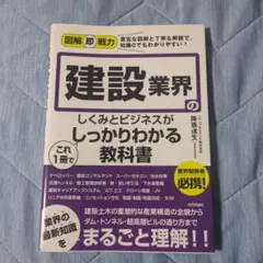 建設業界のしくみとビジネスがこれ1冊でしっかりわかる教科書