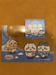 ちいかわ　ちいぽけ　雪まつり　ステッカー　クリアカード　セット