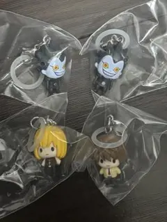 デスノート めじるしアクセサリー 夜神月 メロ リューク 4体 まとめ売り