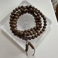 【檀木 4連ブレスレット】8ミリ 全長94センチ