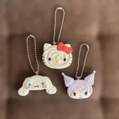 ホイップクリーム風　サンリオキャラクターキーホルダー　3個セット