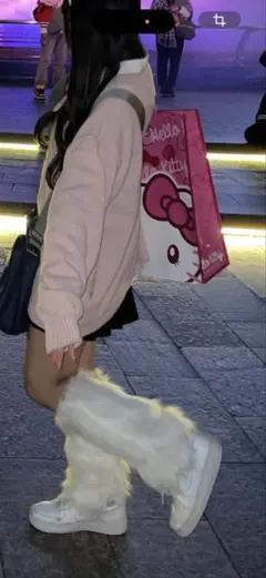 レッグウォーマー ふわふわ