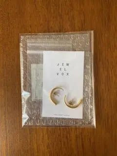 JewelVOX 三日月ハーフフープ ゴールドサージカルステンレス